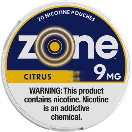 zone Citrus 9mg Nicotine Pouches