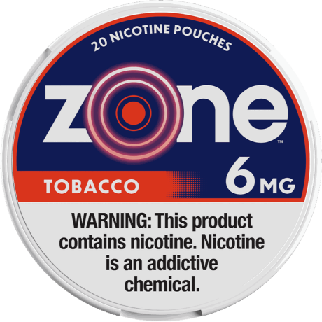 zone Tobacco 6mg Nicotine Pouches