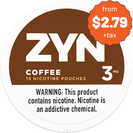 ZYN 3mg Coffee White Mini Portion