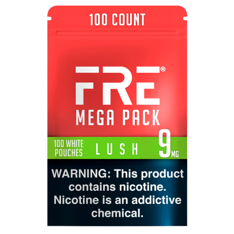 FRE Lush Mega Pack 9MG Nicotine Pouches - Bundle