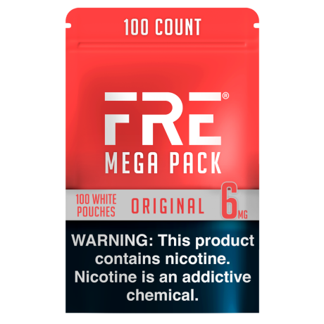 FRE Original Mega Pack 6MG Nicotine Pouches - Bundle