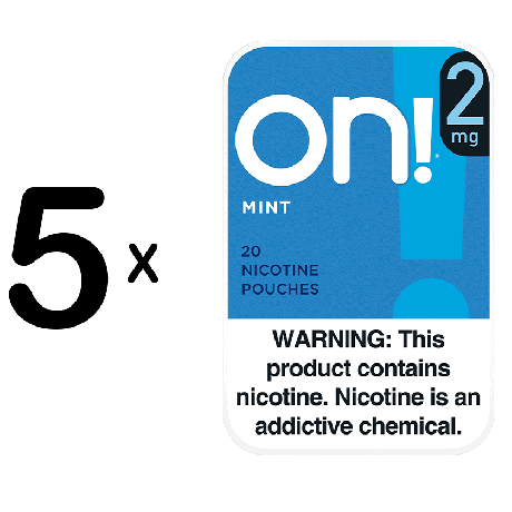 On! Mint 2mg 5for$10