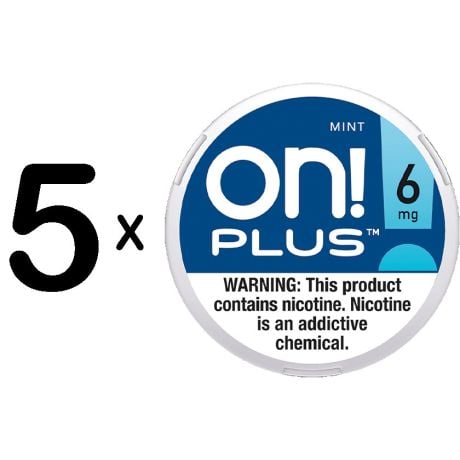 On! Plus Mint 6mg 5for$5