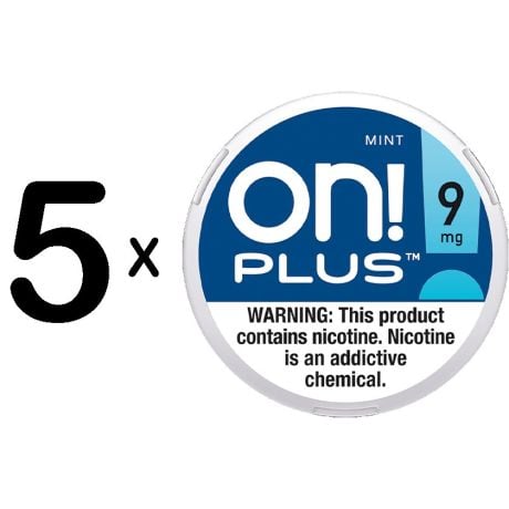 On! Plus Mint 9mg 5for$5