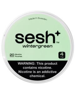 Sesh+ Wintergreen 4mg Nicotine Pouches