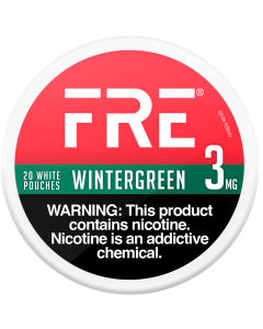 FRE Wintergreen 3MG Nicotine Pouches