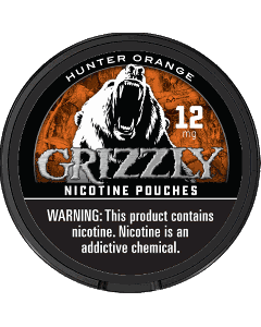 Grizzly Hunter Orange 12MG Nicotine Pouches