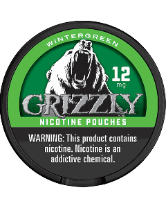 Grizzly Wintergreen 12MG Nicotine Pouches