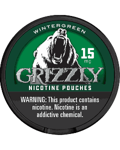 Grizzly Wintergreen 15MG Nicotine Pouches