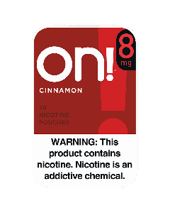 on! Cinnamon 8mg Dry White Mini