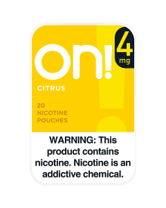 on! Citrus 4mg Dry White Mini