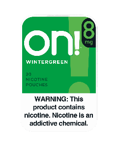 on! Wintergreen 8mg Dry White Mini