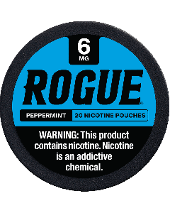 Rogue Peppermint 6mg Slim Dry Strong Nicotine Pouches