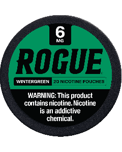 Rogue Wintergreen 6mg Slim Dry Strong Nicotine Pouches