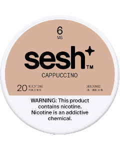 Sesh+ Cappuccino 6mg Nicotine Pouches