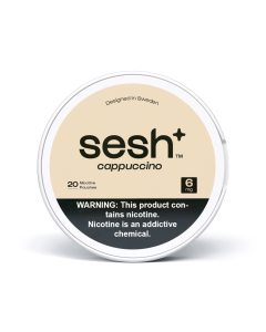 Sesh+ Cappuccino 6mg Nicotine Pouches