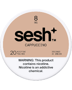 Sesh+ Cappuccino 8mg Nicotine Pouches