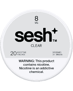 Sesh+ Clear 8mg Nicotine Pouches