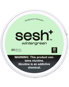 Sesh+ Wintergreen 8mg Nicotine Pouches