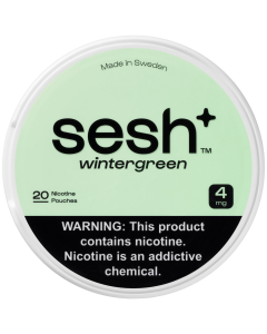 Sesh+ Wintergreen 4mg Nicotine Pouches