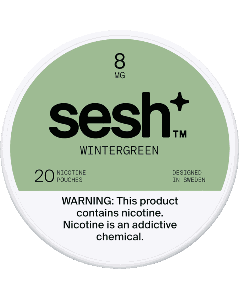 Sesh+ Wintergreen 8mg Nicotine Pouches