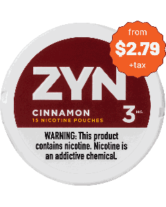 Zyn Cinnamon 3MG Nicotine Pouches