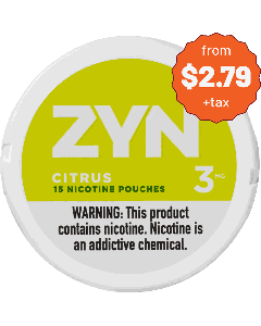 Zyn Citrus 3MG Nicotine Pouches