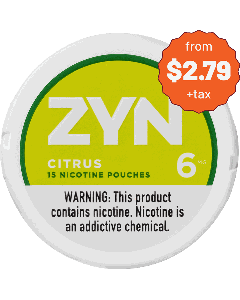 ZYN 6mg Citrus White Mini Portion