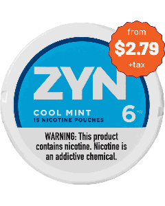 ZYN 6mg Cool Mint White Mini Portion