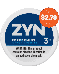 ZYN 3mg Peppermint White Mini Portion