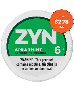 ZYN 6mg Spearmint White Mini Portion