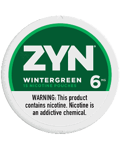 ZYN 6mg Wintergreen White Mini Portion