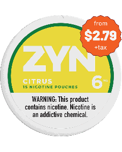 ZYN 6mg Citrus White Mini Portion