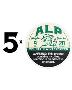 ALP Mountain Wintergreen 9mg 5for$5