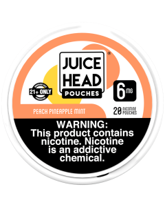 Juice Head Pouches Peach Pineapple Mint 6MG