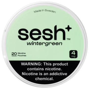 Sesh+ Wintergreen 4mg Nicotine Pouches