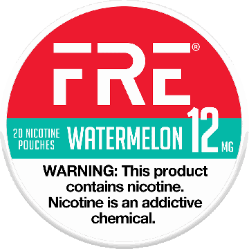 FRE Watermelon 12MG Nicotine Pouches