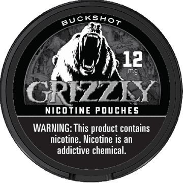 Grizzly Buckshot 12MG Nicotine Pouches Grizzly Buckshot 12MG Nicotine Pouches
