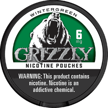 Grizzly Wintergreen 6MG Nicotine Pouches