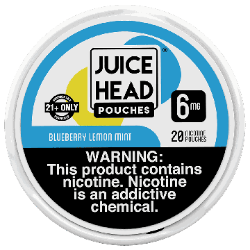Juice Head Pouches Blueberry Lemon Mint 6MG