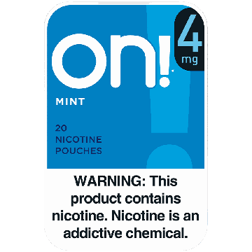 On! 4MG Mint Mini Dry Nicotine Pouches