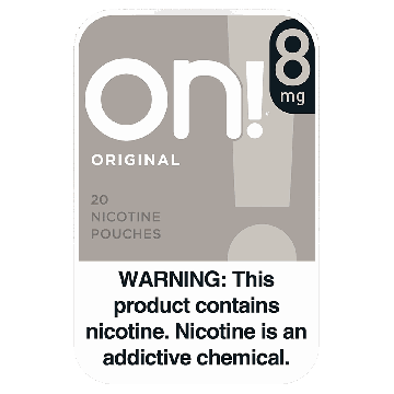 on! Original 8mg Dry White Mini