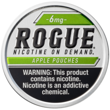 Rogue Apple 6mg Slim Dry Strong Nicotine Pouches