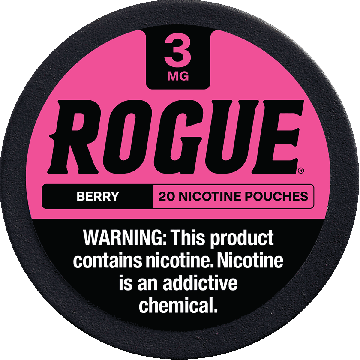 Rogue Berry 3mg Slim Dry Nicotine Pouches