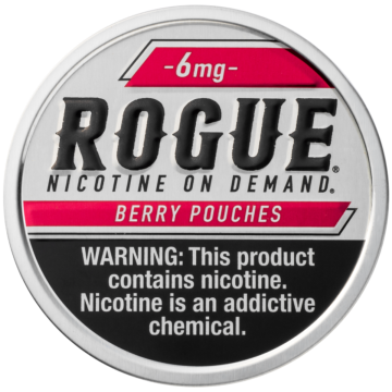 Rogue Berry 6mg Slim Dry Strong Nicotine Pouches