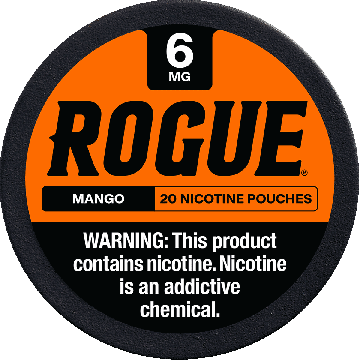 Rogue Mango 6mg Slim Dry Strong Nicotine Pouches