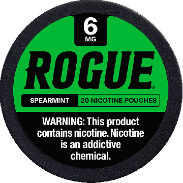 Rogue Spearmint 6mg Slim Dry Strong Nicotine Pouches