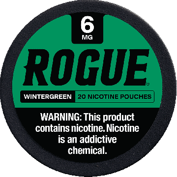 Rogue Wintergreen 6mg Slim Dry Strong Nicotine Pouches