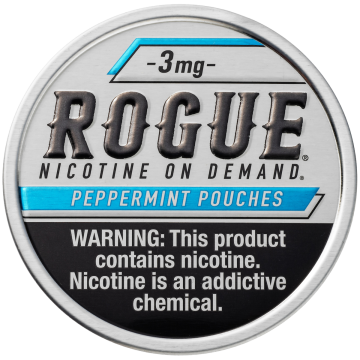 Rogue Peppermint 3mg, All White Nicotine Pouches