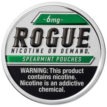 Rogue Spearmint 6mg Slim Dry Strong Nicotine Pouches